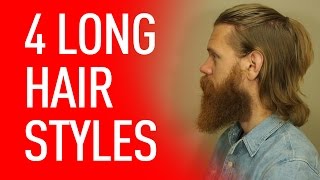 Four ways to wear long hair  Eric Bandholz [upl. by Budge]