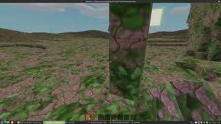 test gameplay in my minetest testgame with my friend [upl. by Aneras]