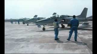 Sri Lanka Air Force  Kfir and K8 Jets [upl. by Cyler]