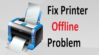 Printer Offline Problem Windows 1087  Howtosolveit [upl. by Zebedee904]