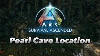 Ark Survival Ascended Pearl Cave Location [upl. by Paryavi]