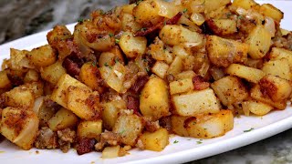 Breakfast Potatoes Recipe  Breakfast Skillet Recipe  Brunch Ideas [upl. by Kenric]