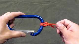 How to tie a Carabiner knot aka the cats paw [upl. by Pasadis274]