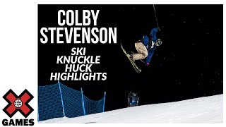 Colby Stevenson SKI KNUCKLE HUCK HIGHLIGHT REEL  X Games Aspen 2020 [upl. by Ardyce941]