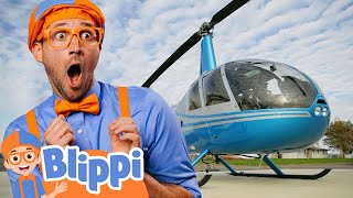 Learning About Helicopters with Blippi  Blippi FULL EPISODE  Moonbug Kids  Cartoons amp Toys [upl. by Delcine]