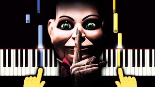 🎃 Dead Silence Theme  EASY Piano tutorial [upl. by Trevor191]