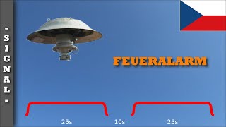 Sirenensignal quotFeueralarmquot Tschechien  DS977 [upl. by Gracie301]