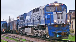 TREM Rumo  TESTE Locotrol ES43BBi Sem Vagão Madrinha  122 Vagões  Ferrovia Curitiba  Paranaguá [upl. by Chernow]