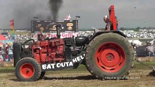 Tractor pulling  Great Dorset Steam Fair England 2019 [upl. by Salema]