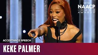 Keke Palmer Wins Entertainer of the Year amp Rocks the Stage with HighEnergy Acceptance Speech [upl. by Hatcher]