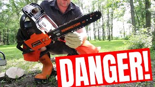 Cheapest Chainsaw On Amazon 🔥💥😱 [upl. by Tonry]