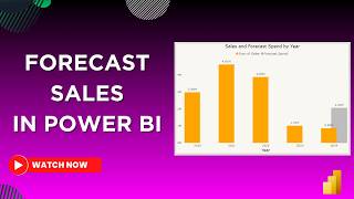 Forecast in Power BI amp Display as Overlapping Columns  Power BI Tutorial  MiTutorials [upl. by Martine767]