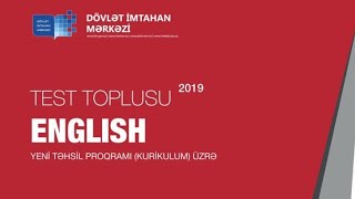 İngilis Dili yeni 2019 test toplusu  2ci hissə CAVABLAR  HD [upl. by Aila]