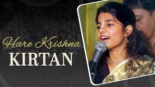 Hare Krishna Kirtan  Maithili Thakur  Krishna Bhajan [upl. by Oznofla]