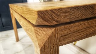 How to make floating Oak table Woodworking Furniture design [upl. by Buttaro88]