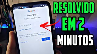 Formatei meu celular e não consigo entrar na conta do Google [upl. by Phaih465]