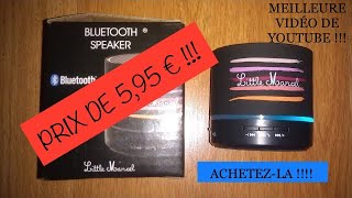 Test de l’enceinte Bluetooth Little Marcel  Très surpris [upl. by Kordula]