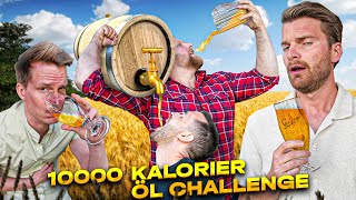 10000 KALORIER ÖL CHALLENGE MED MATKOMA amp SVERIGES STARKASTE MAN [upl. by Merrielle]