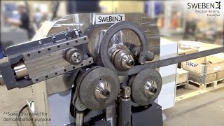 Spiralling machine  Screw Conveyor Machine Section Bending Rolling machine  SweBend [upl. by Rubi590]