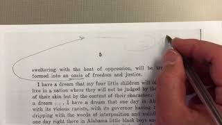 Martin Luther King I Have A Dream Textual Analysis Part 2 [upl. by Idieh]