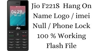 Jio F221S Flashing 100  Tested Flash File [upl. by Umeko]