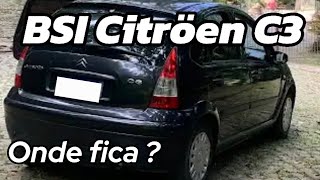 COMO LOCALIZAR OS FUSÍVEIS BSI CITRÖEN C3 [upl. by Truitt]