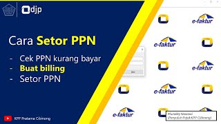 Cara Setor  Bayar PPN [upl. by Lacsap]