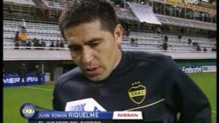 Riquelme habla luego del partido con Vélez [upl. by Taka]