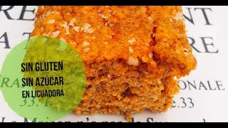 TORTA DE ZANAHORIAS SIN GLUTEN SIN AZÚCAR SIN CULPAS  EN LICUADORA [upl. by Aiblis635]