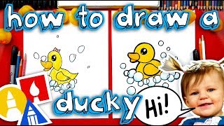 How To Draw A Rubber Ducky  Artist Spotlight [upl. by Arrehs]