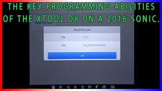 Walkthrough of the Key Programming ability of the Xtool D8BT pulling pin codes and passwords [upl. by Selohcin]