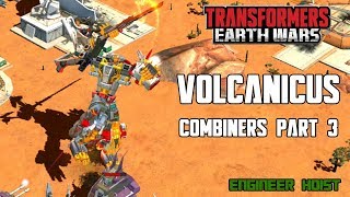 Transformers Earth Wars  Combiners Part 3  Volcanicus [upl. by Nirtiak]