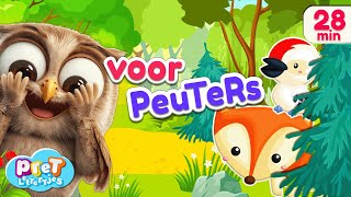 Dieren Verstopt 25 Woordjes Leren amp Zingen met Pretlettertjes  Voor Peuters [upl. by Hsitirb]