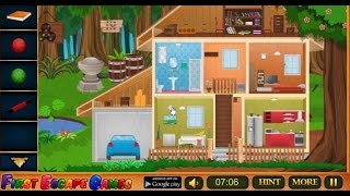 Dollhouse Lost Key Escape walkthrough FEG [upl. by Asirem]