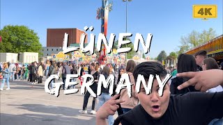 Lünen Germany  Walking Tour  Kirmes Carnival [upl. by Gorman]