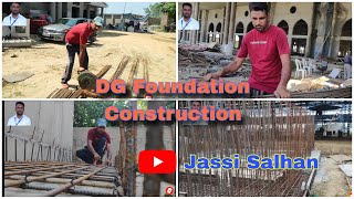 Diesel Generator Foundation construction steelfixer [upl. by Nerrat344]