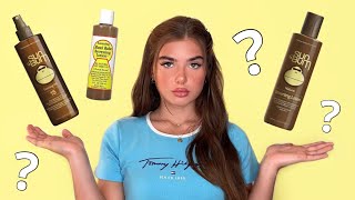 SUN BUM BROWNING LOTION  TANNING OIL REVIEW ☀️  THE BEST TANNING OIL TO GET A NATURAL TAN FAST [upl. by Nywra774]