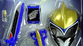 NYCC Dino Charger DX Gold Ranger Training Set Power Rangers Dino Charge [upl. by Ahsikrats]