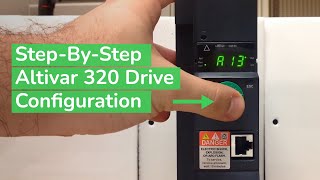 Altivar 320 Drive Configuration HMI Dial Speed Control Tutorial  Schneider Electric Support [upl. by Yreffoeg]