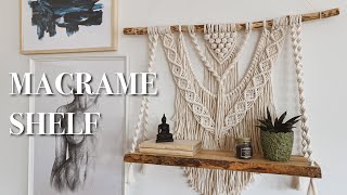 DIY Macrame Tree of Life Tutorial  How to Make Macrame DreamCatcher [upl. by Trilbee]