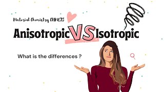 Anisotropic VS Isotropic  What is the differences [upl. by Tsugua]