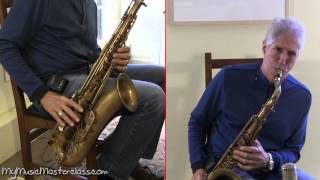 Bob Mintzer  Saxophone Masterclass 1 [upl. by Yemarej]