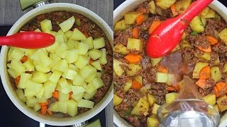 CARNE MOÍDA COM BATATA IMPERDÍVEL E SUPER FÁCIL😋❤ [upl. by Joice]