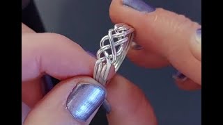 Solving a 4piece puzzle ring  two different ways [upl. by Hoye]