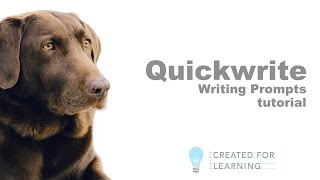 Quickwrite Writing Prompts Tutorial  Teachers Can Implement Simple Daily Writing Practices [upl. by Eirene]