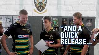 Northampton Saints Challenge  What Tool Is Your Team Mate [upl. by Virendra946]