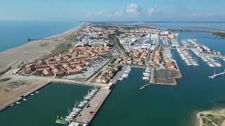 drone vol du sud côtier de port leucate 4 juin 2023 en 4k [upl. by Nilahs]