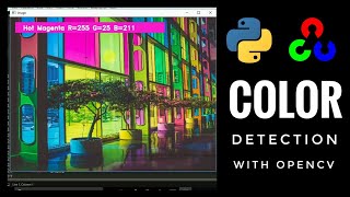 Color detection with python and OpenCV  pyGuru [upl. by Latisha]