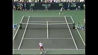 Miami 1991 Finale  Seles vs Sabatini part 3 [upl. by Anilrats717]