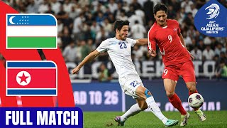 Full Match  AFC Asian Qualifiers™️ Road To 26  Group A  Uzbekistan vs DPR Korea [upl. by Carmina]